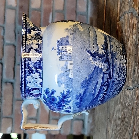 HISTORICAL STAFFORDSHIRE LAMBTON HALL DURHAM 1825 PITCHER - Picture 1 of 10